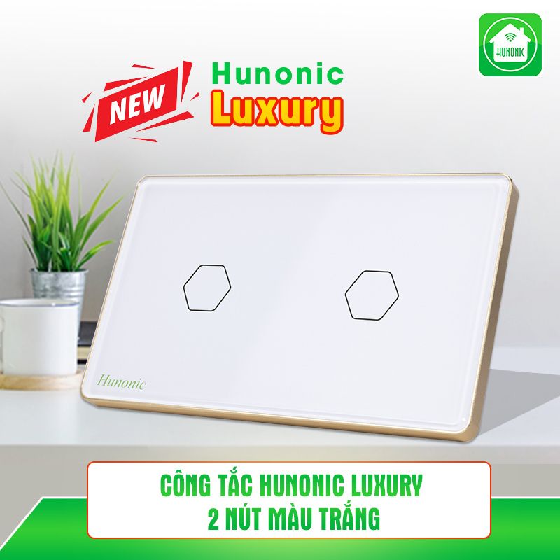 Công Tắc Cảm Ứng Hunonic Luxury Hình Chữ Nhật